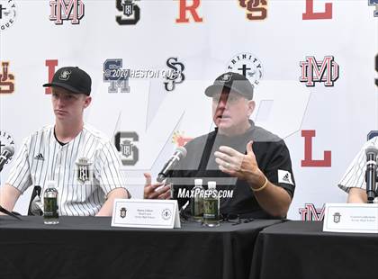 Thumbnail 3 in Trinity League Baseball Media Day - Servite photogallery.