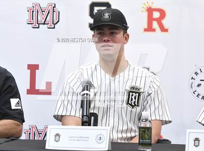 Thumbnail 1 in Trinity League Baseball Media Day - Servite photogallery.