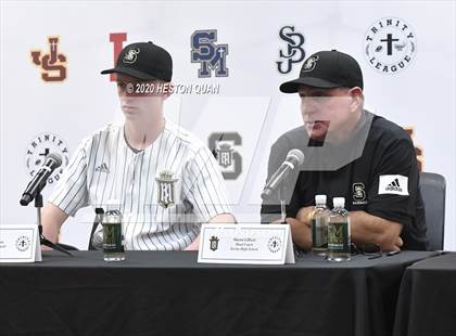 Thumbnail 1 in Trinity League Baseball Media Day - Servite photogallery.