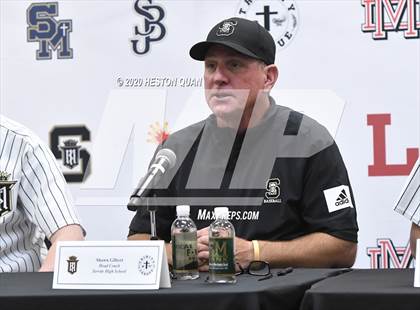 Thumbnail 2 in Trinity League Baseball Media Day - Servite photogallery.