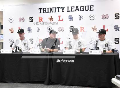 Thumbnail 1 in Trinity League Baseball Media Day - Servite photogallery.