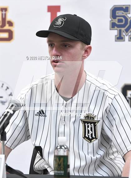 Thumbnail 1 in Trinity League Baseball Media Day - Servite photogallery.