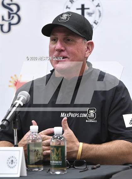 Thumbnail 3 in Trinity League Baseball Media Day - Servite photogallery.