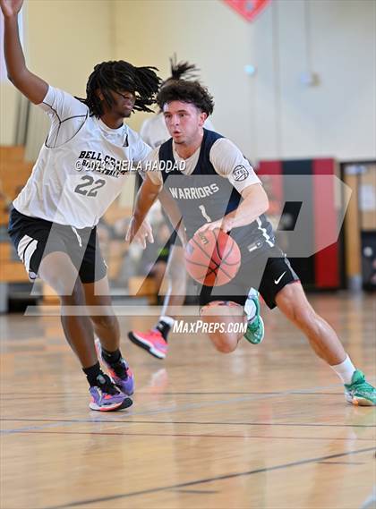 Thumbnail 2 in Calvary Christian vs Bell Creek Academy  (The Hoop Vibe Preseason League) photogallery.