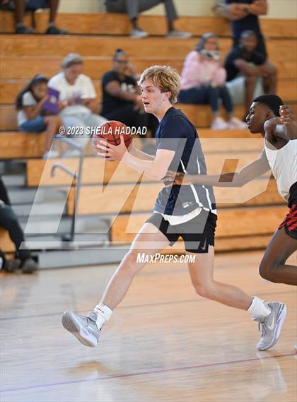 Thumbnail 3 in Calvary Christian vs Bell Creek Academy  (The Hoop Vibe Preseason League) photogallery.