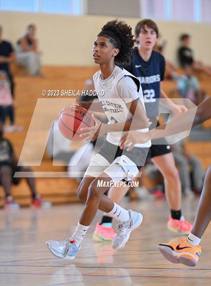 Thumbnail 3 in Calvary Christian vs Bell Creek Academy  (The Hoop Vibe Preseason League) photogallery.