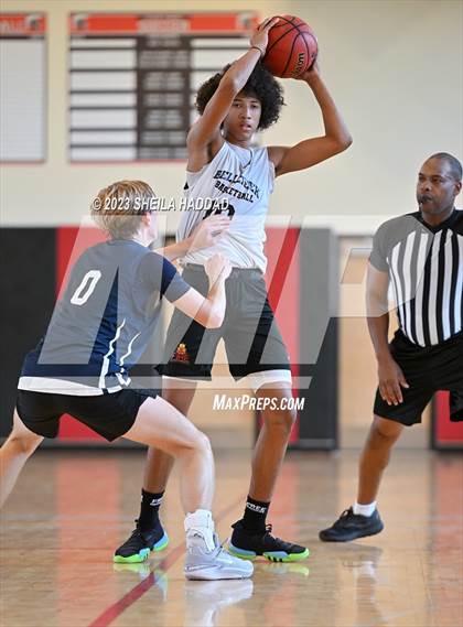 Thumbnail 1 in Calvary Christian vs Bell Creek Academy  (The Hoop Vibe Preseason League) photogallery.