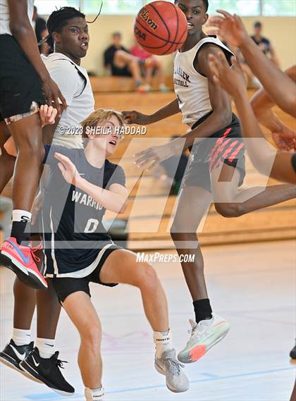 Thumbnail 2 in Calvary Christian vs Bell Creek Academy  (The Hoop Vibe Preseason League) photogallery.