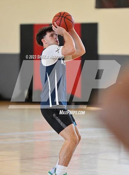 Thumbnail 1 in Calvary Christian vs Bell Creek Academy  (The Hoop Vibe Preseason League) photogallery.