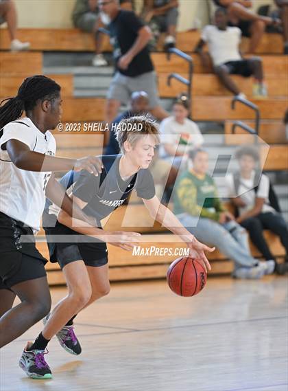 Thumbnail 2 in Calvary Christian vs Bell Creek Academy  (The Hoop Vibe Preseason League) photogallery.