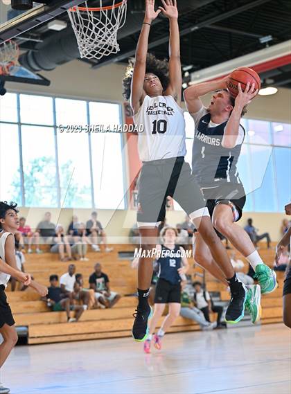 Thumbnail 3 in Calvary Christian vs Bell Creek Academy  (The Hoop Vibe Preseason League) photogallery.