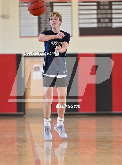 Thumbnail 1 in Calvary Christian vs Bell Creek Academy  (The Hoop Vibe Preseason League) photogallery.
