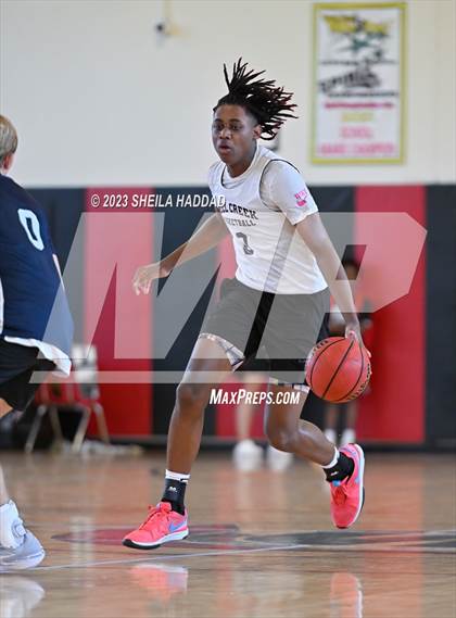 Thumbnail 1 in Calvary Christian vs Bell Creek Academy  (The Hoop Vibe Preseason League) photogallery.