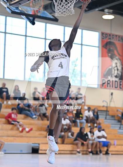 Thumbnail 2 in Calvary Christian vs Bell Creek Academy  (The Hoop Vibe Preseason League) photogallery.