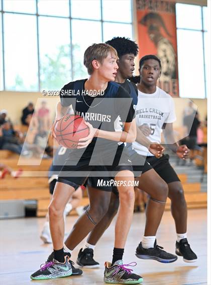 Thumbnail 1 in Calvary Christian vs Bell Creek Academy  (The Hoop Vibe Preseason League) photogallery.
