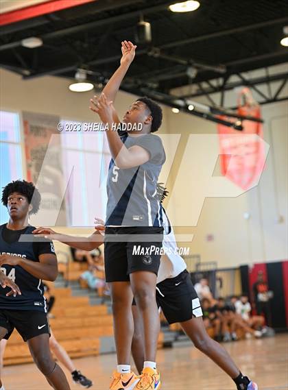 Thumbnail 2 in Calvary Christian vs Bell Creek Academy  (The Hoop Vibe Preseason League) photogallery.