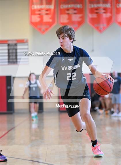 Thumbnail 2 in Calvary Christian vs Bell Creek Academy  (The Hoop Vibe Preseason League) photogallery.