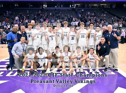 Thumbnail 2 in Pleasant Valley (CIF State D3 Award Photos) photogallery.