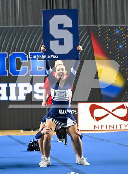 Thumbnail 3 in North Valley Christian Academy - Cheer Game Day Championships (AIA Division III, IV) photogallery.