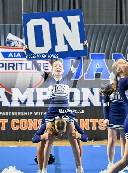 Thumbnail 2 in North Valley Christian Academy - Cheer Game Day Championships (AIA Division III, IV) photogallery.