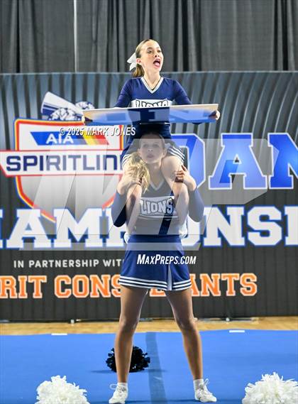 Thumbnail 3 in North Valley Christian Academy - Cheer Game Day Championships (AIA Division III, IV) photogallery.