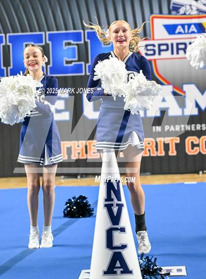 Thumbnail 3 in North Valley Christian Academy - Cheer Game Day Championships (AIA Division III, IV) photogallery.
