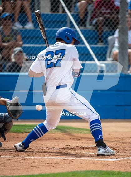 Thumbnail 2 in Santana @ Rancho Bernardo(CIF SDS Baseball Playoffs) photogallery.