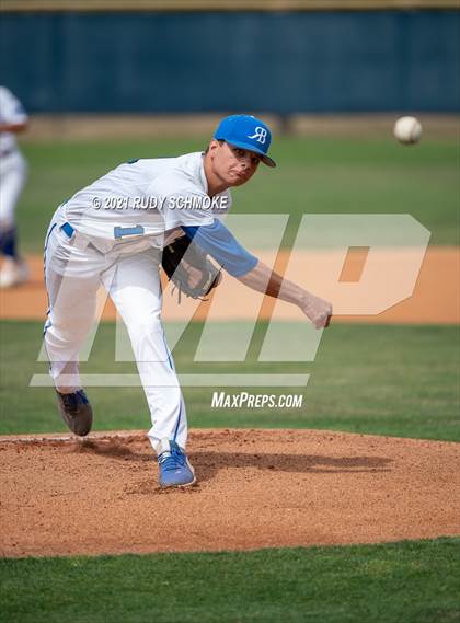 Thumbnail 2 in Santana @ Rancho Bernardo(CIF SDS Baseball Playoffs) photogallery.