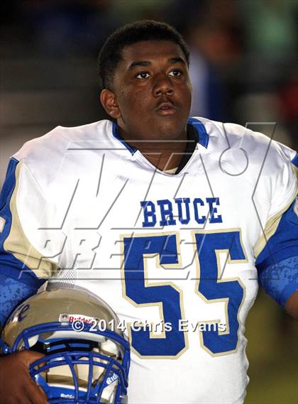 Thumbnail 3 in Bruce @ Calhoun City (2014 MaxPreps Rivalry Series) photogallery.