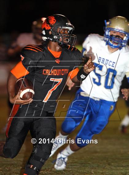 Thumbnail 3 in Bruce @ Calhoun City (2014 MaxPreps Rivalry Series) photogallery.