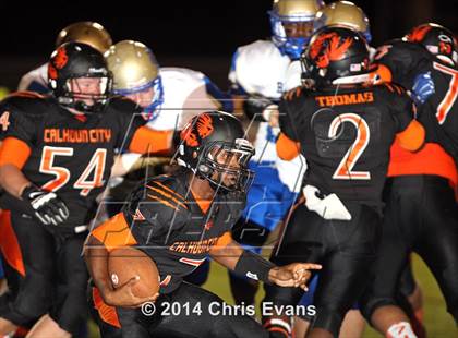 Thumbnail 1 in Bruce @ Calhoun City (2014 MaxPreps Rivalry Series) photogallery.