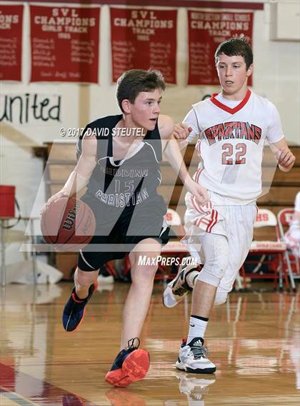 Thumbnail 1 in Redding Christian vs. East Nicolaus (Love of the Game) photogallery.