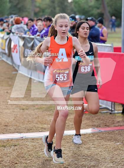 Thumbnail 2 in CIF Central Section Cross Country Championships (Girls D3 Race) photogallery.