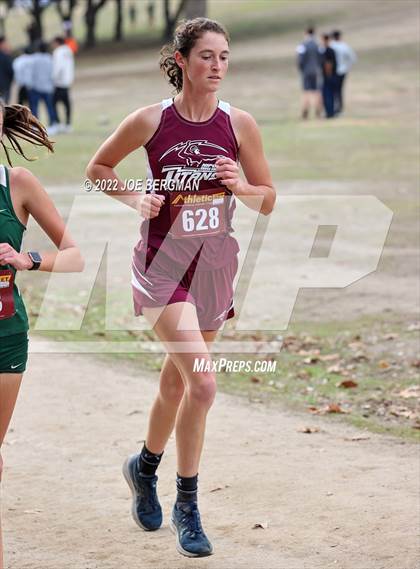 Thumbnail 2 in CIF Central Section Cross Country Championships (Girls D3 Race) photogallery.