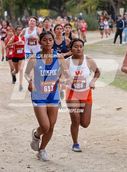 Thumbnail 2 in CIF Central Section Cross Country Championships (Girls D3 Race) photogallery.