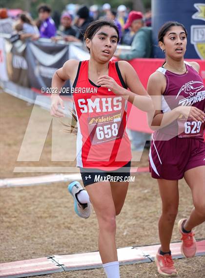 Thumbnail 2 in CIF Central Section Cross Country Championships (Girls D3 Race) photogallery.
