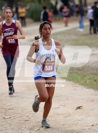 Thumbnail 2 in CIF Central Section Cross Country Championships (Girls D3 Race) photogallery.