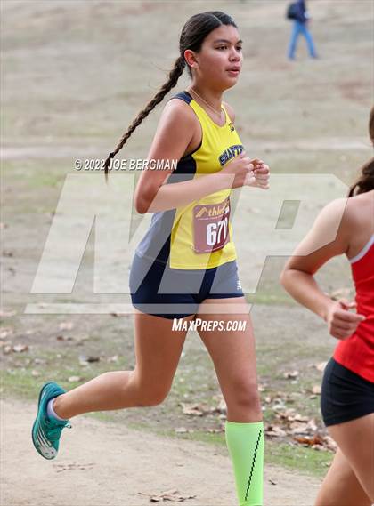 Thumbnail 2 in CIF Central Section Cross Country Championships (Girls D3 Race) photogallery.