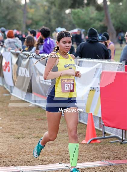 Thumbnail 2 in CIF Central Section Cross Country Championships (Girls D3 Race) photogallery.