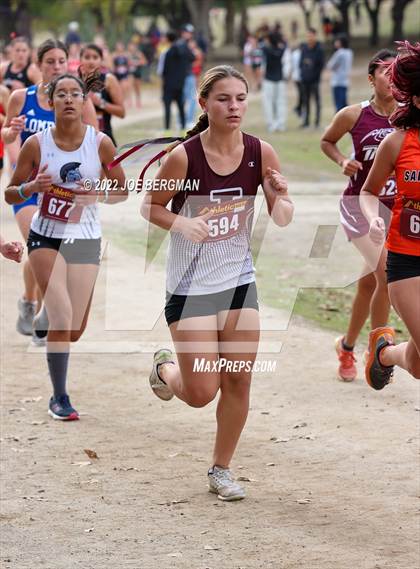 Thumbnail 3 in CIF Central Section Cross Country Championships (Girls D3 Race) photogallery.