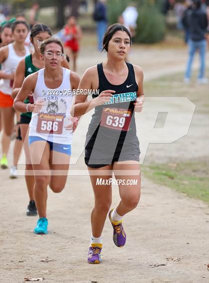 Thumbnail 1 in CIF Central Section Cross Country Championships (Girls D3 Race) photogallery.