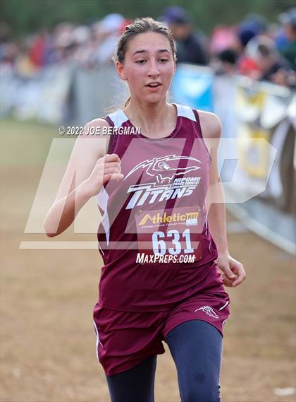 Thumbnail 2 in CIF Central Section Cross Country Championships (Girls D3 Race) photogallery.