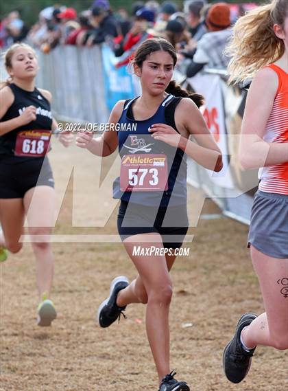 Thumbnail 2 in CIF Central Section Cross Country Championships (Girls D3 Race) photogallery.