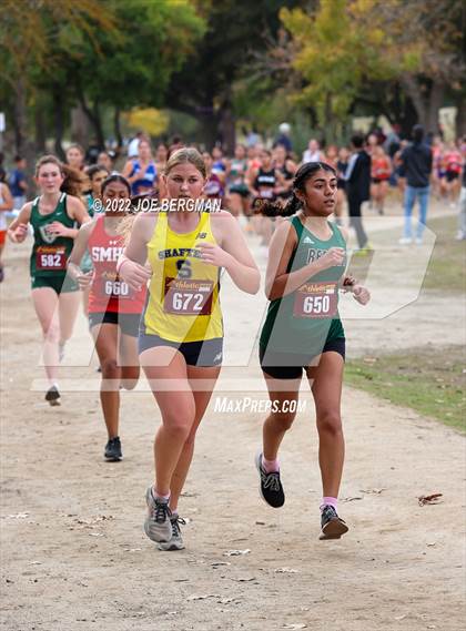 Thumbnail 3 in CIF Central Section Cross Country Championships (Girls D3 Race) photogallery.