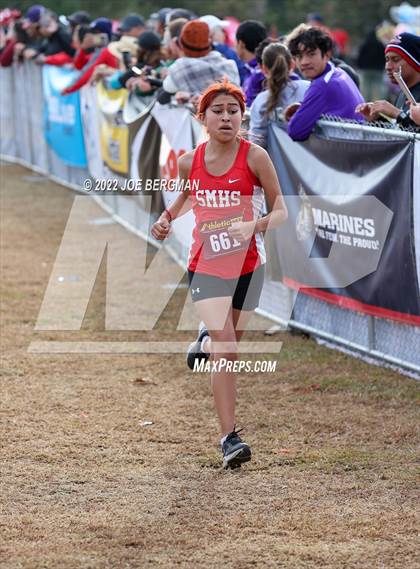 Thumbnail 2 in CIF Central Section Cross Country Championships (Girls D3 Race) photogallery.