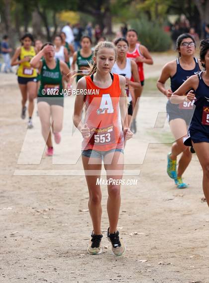 Thumbnail 3 in CIF Central Section Cross Country Championships (Girls D3 Race) photogallery.