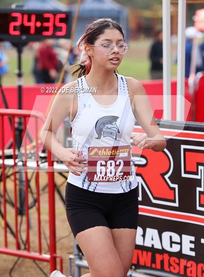 Thumbnail 2 in CIF Central Section Cross Country Championships (Girls D3 Race) photogallery.