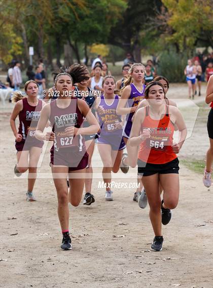 Thumbnail 2 in CIF Central Section Cross Country Championships (Girls D3 Race) photogallery.
