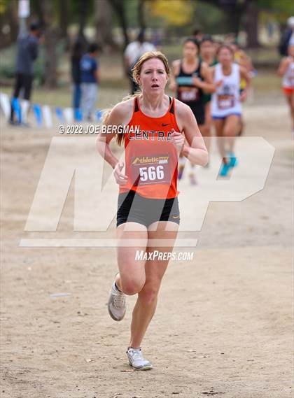 Thumbnail 2 in CIF Central Section Cross Country Championships (Girls D3 Race) photogallery.