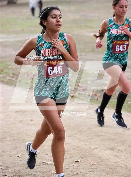 Thumbnail 3 in CIF Central Section Cross Country Championships (Girls D3 Race) photogallery.